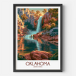 Oklahoma Souvenir Poster Print