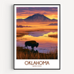 Oklahoma Souvenir Poster Print