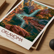 Oklahoma Vintage Style Print