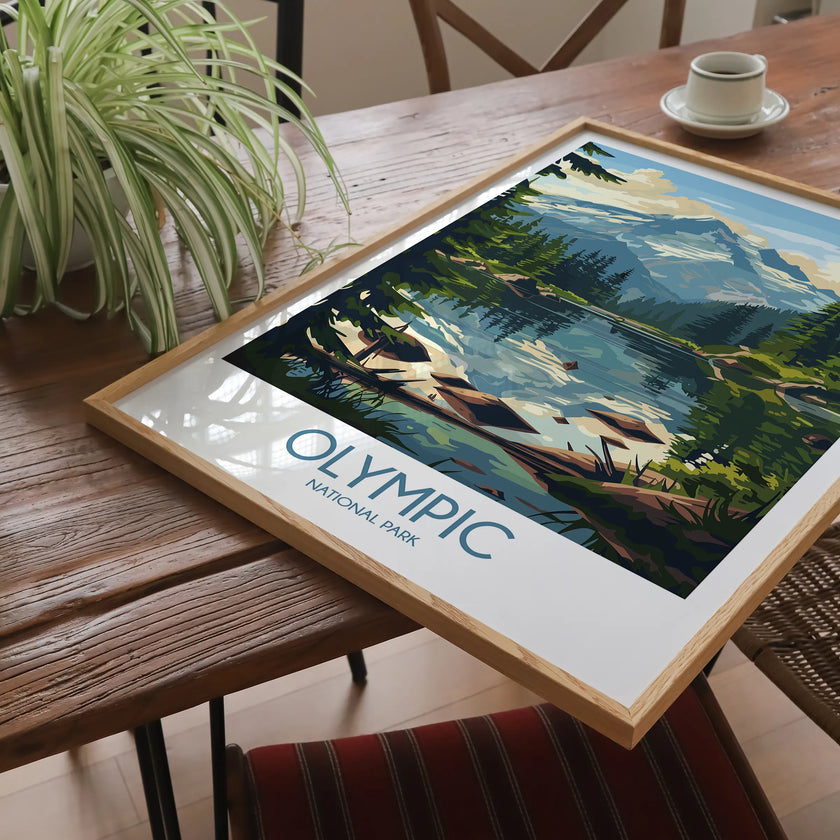 Olympic Modern Travel Poster