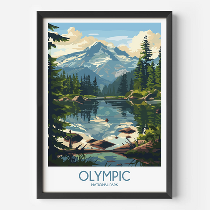Olympic Scenic Landscape Art