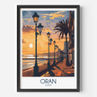 Oran Modern Travel Poster
