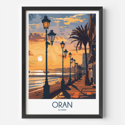 Oran Modern Travel Poster