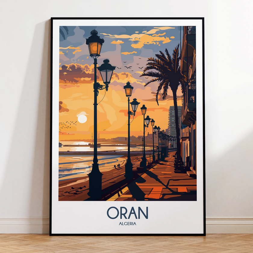 Oran Vintage Style Print