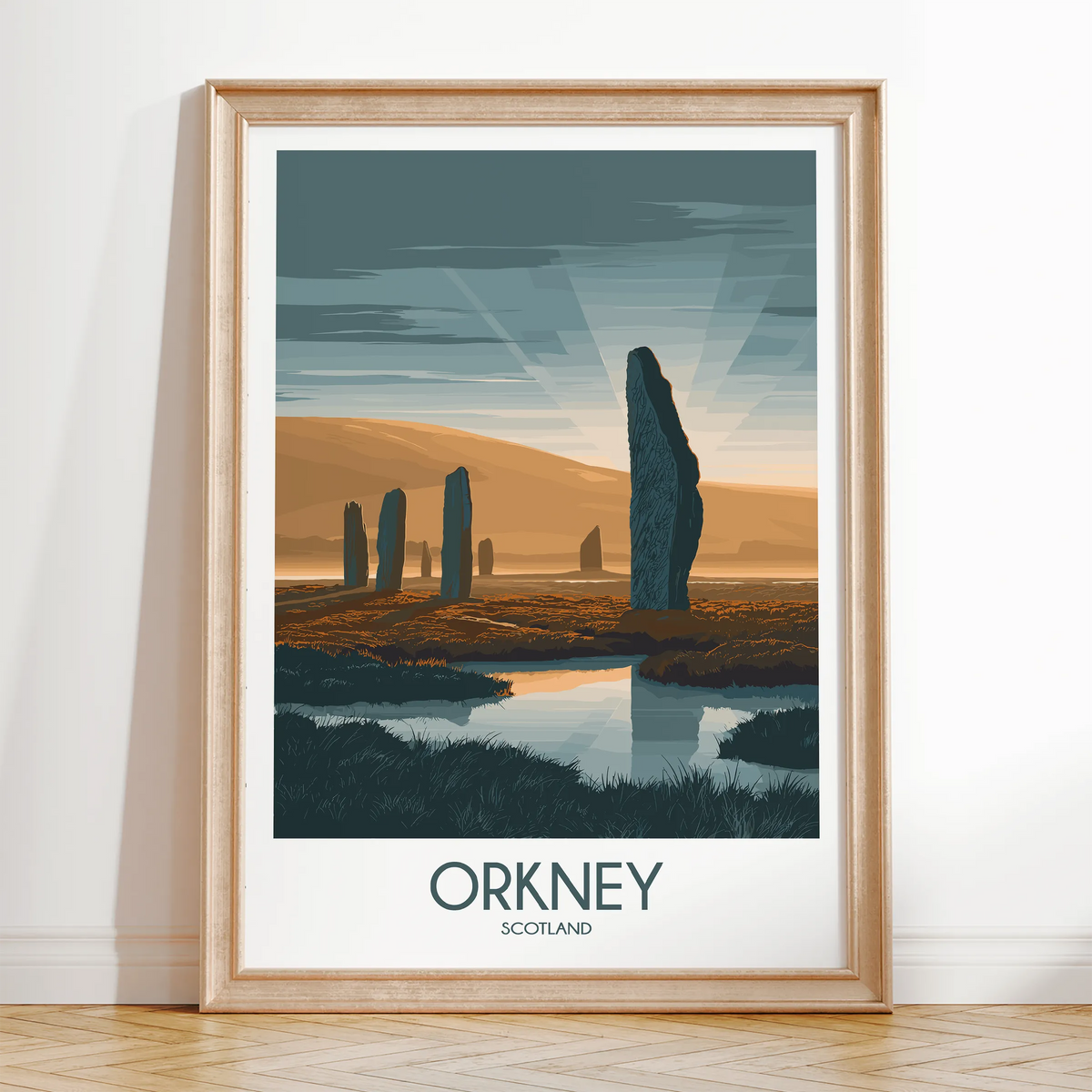 Orkney Destination Art Gift