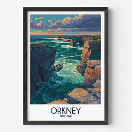 Orkney Destination Art Gift