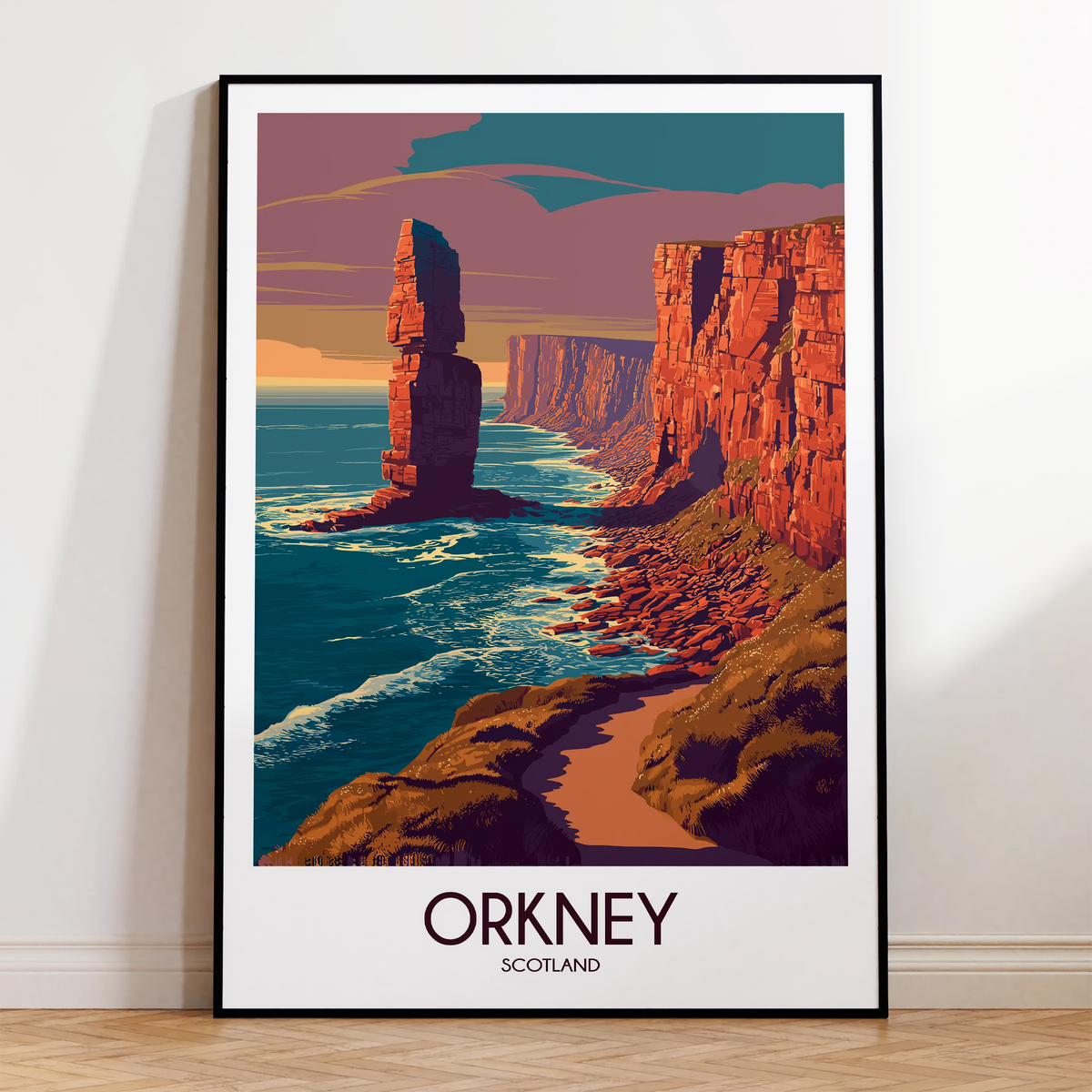 Orkney Destination Art Gift