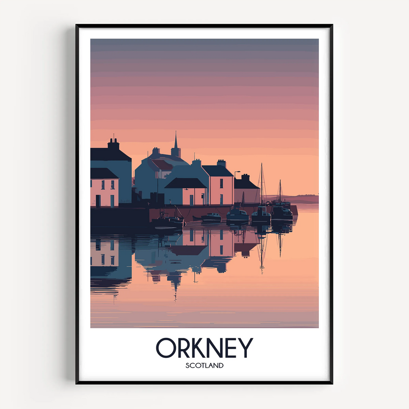 Orkney Destination Art Gift