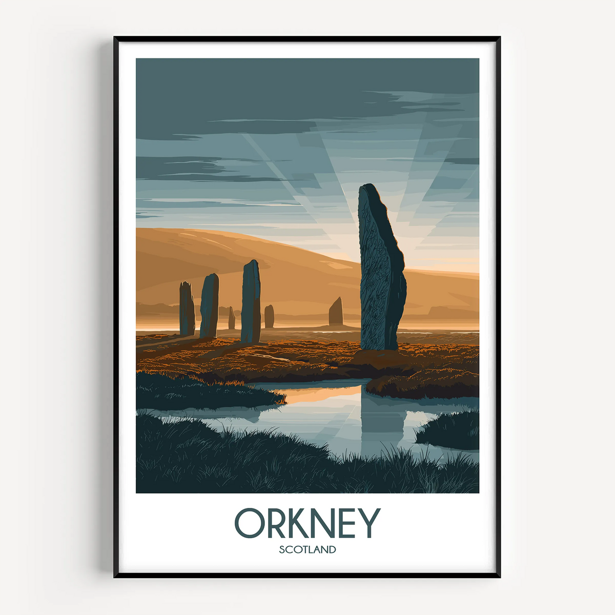 Orkney Minimalist Wall Art