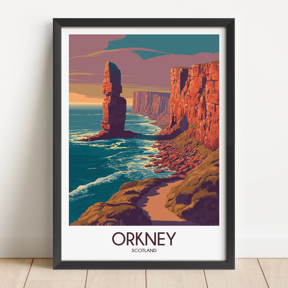 Orkney Souvenir Poster Print