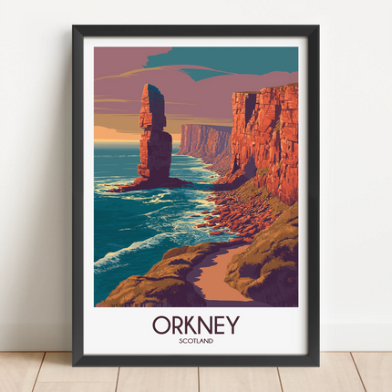 Orkney Souvenir Poster Print