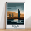 Orkney Souvenir Poster Print