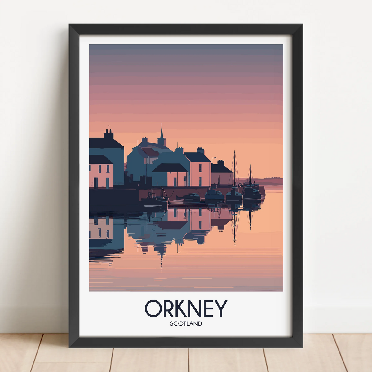 Orkney Vintage Style Print