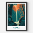Osaka Modern Travel Poster
