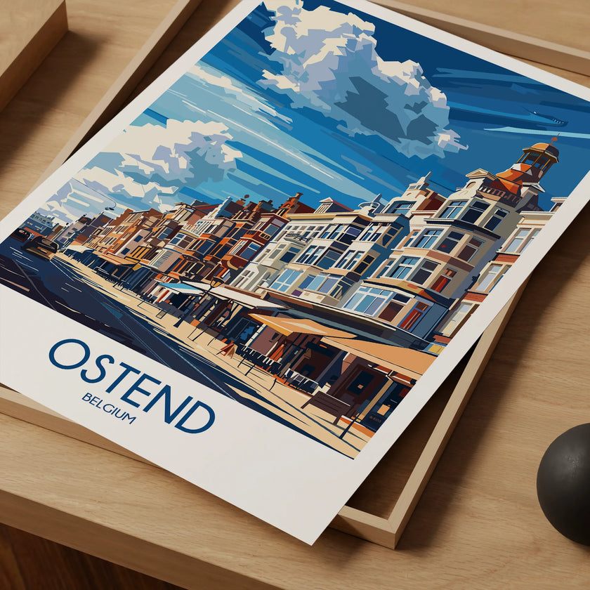 Ostend Souvenir Poster Print