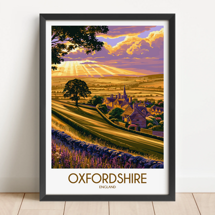Oxfordshire Destination Art Gift