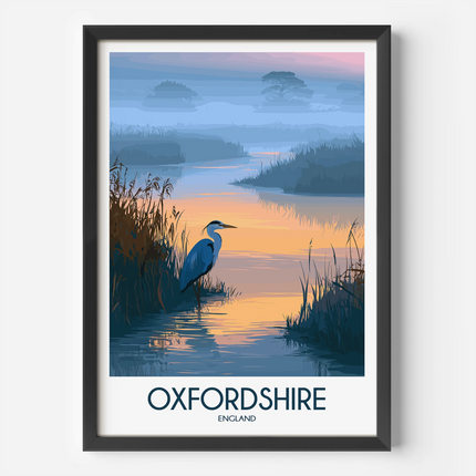 Oxfordshire Destination Art Gift