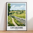 Oxfordshire Destination Art Gift