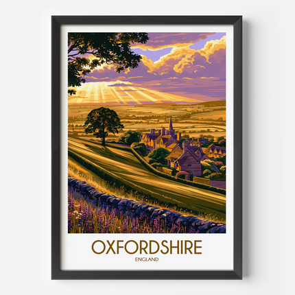 Oxfordshire Minimalist Wall Art