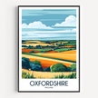 Oxfordshire Travel Memory Gift