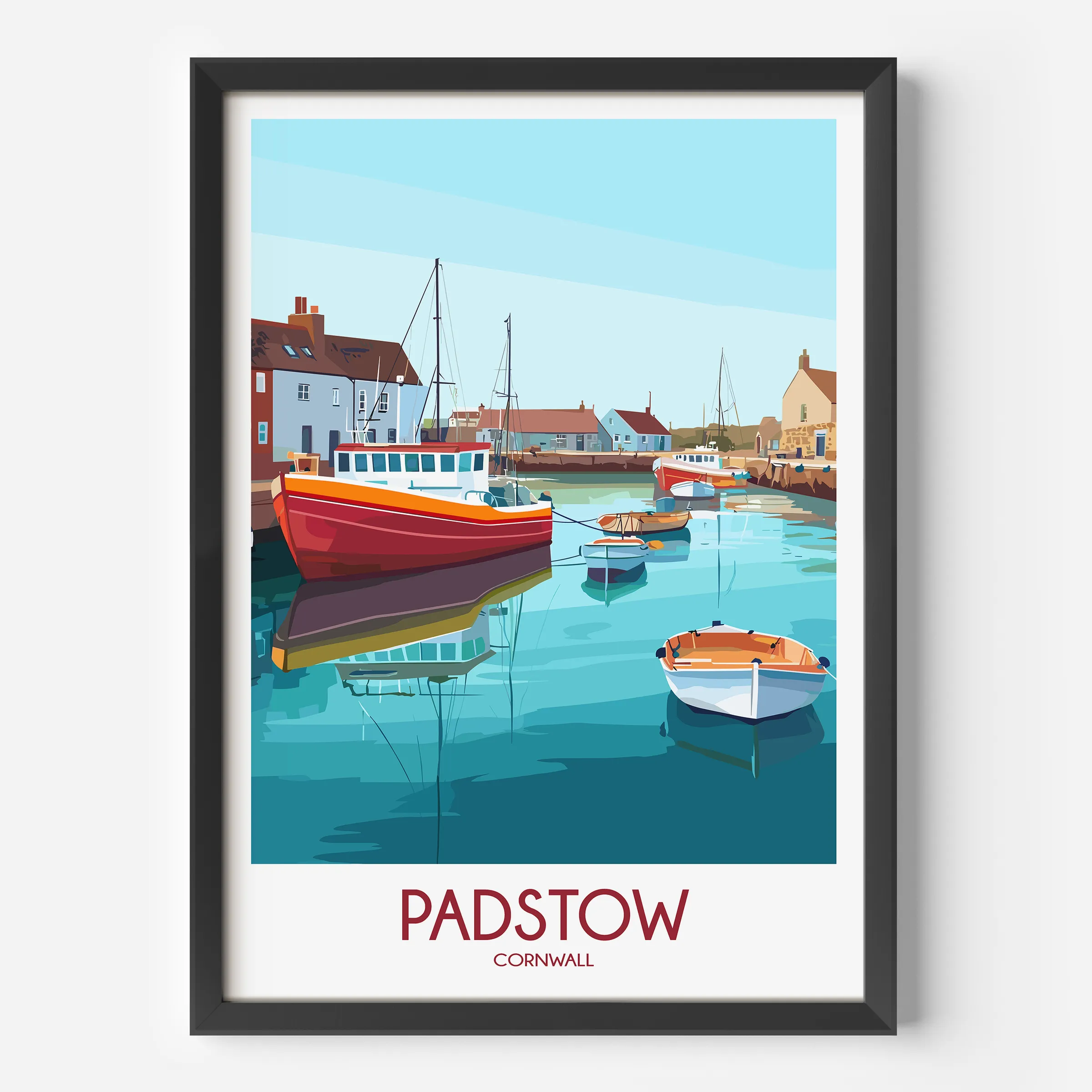 Padstow Destination Art Gift