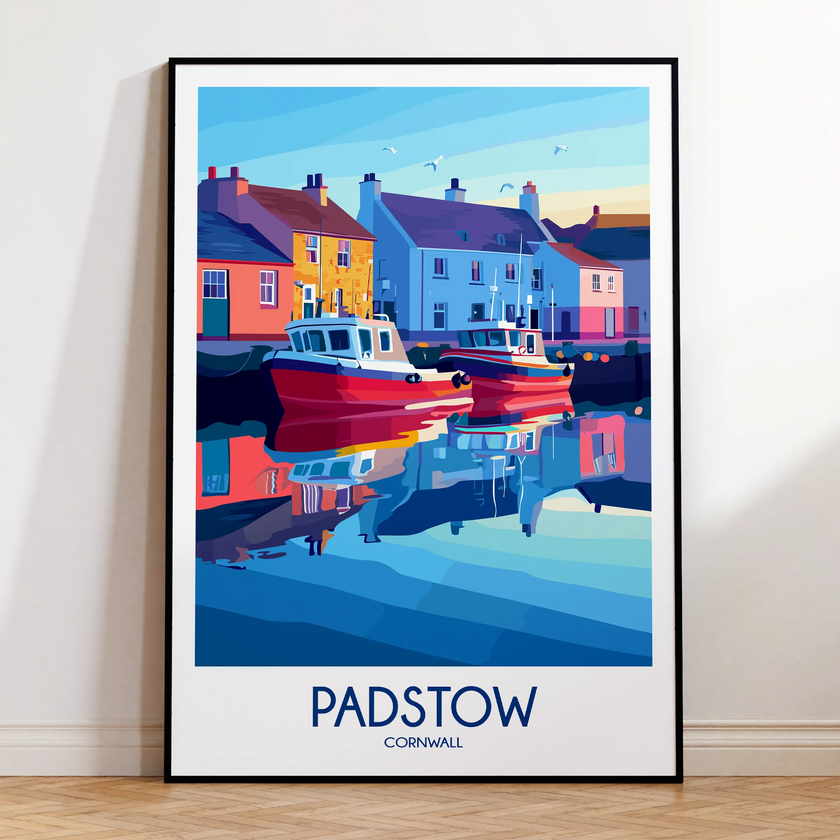 Padstow Souvenir Poster Print