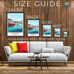 Padstow Vintage Style Print