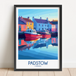 Padstow Vintage Style Print