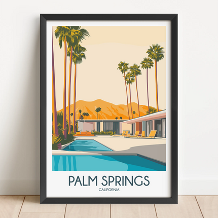 Palm Springs Home Office Decor