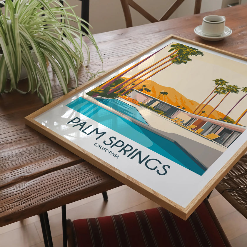 Palm Springs Minimalist Wall Art