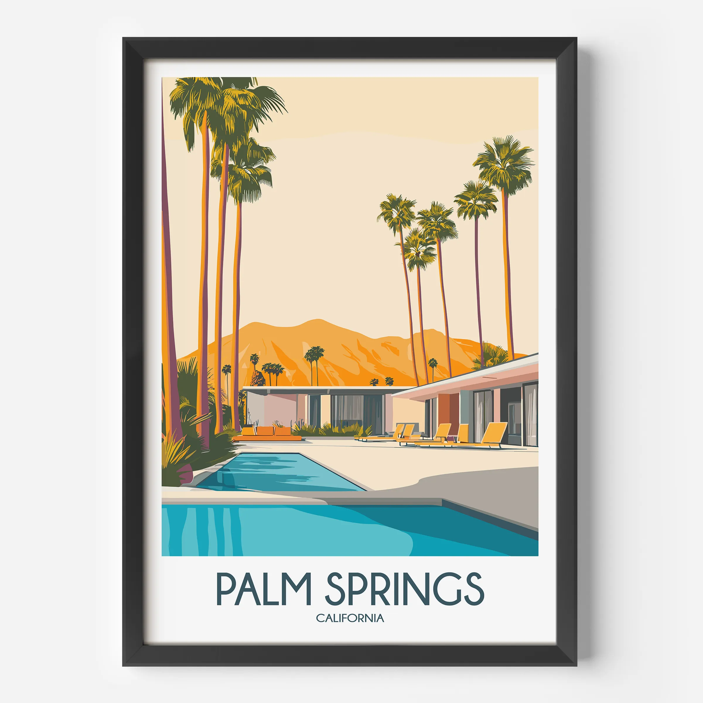 Palm Springs Scenic Landscape Art