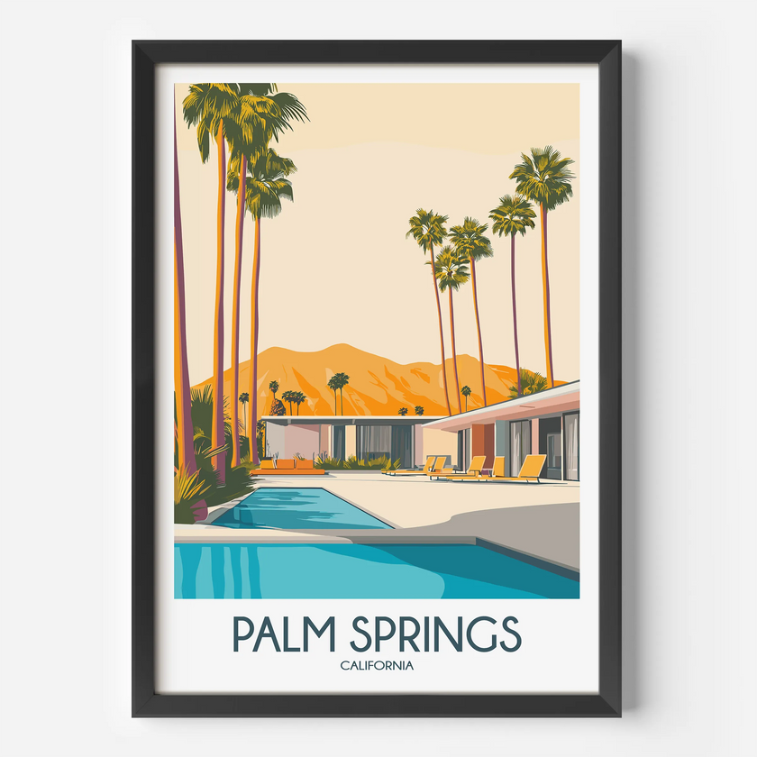 Palm Springs Scenic Landscape Art