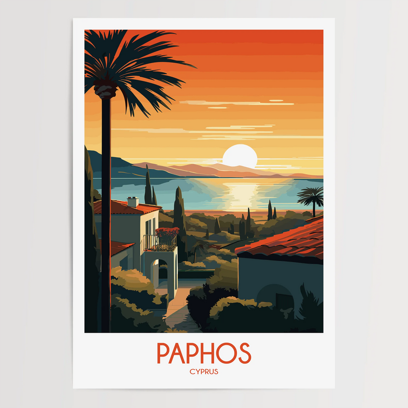Paphos Minimalist Wall Art