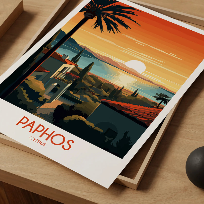 Paphos Souvenir Poster Print