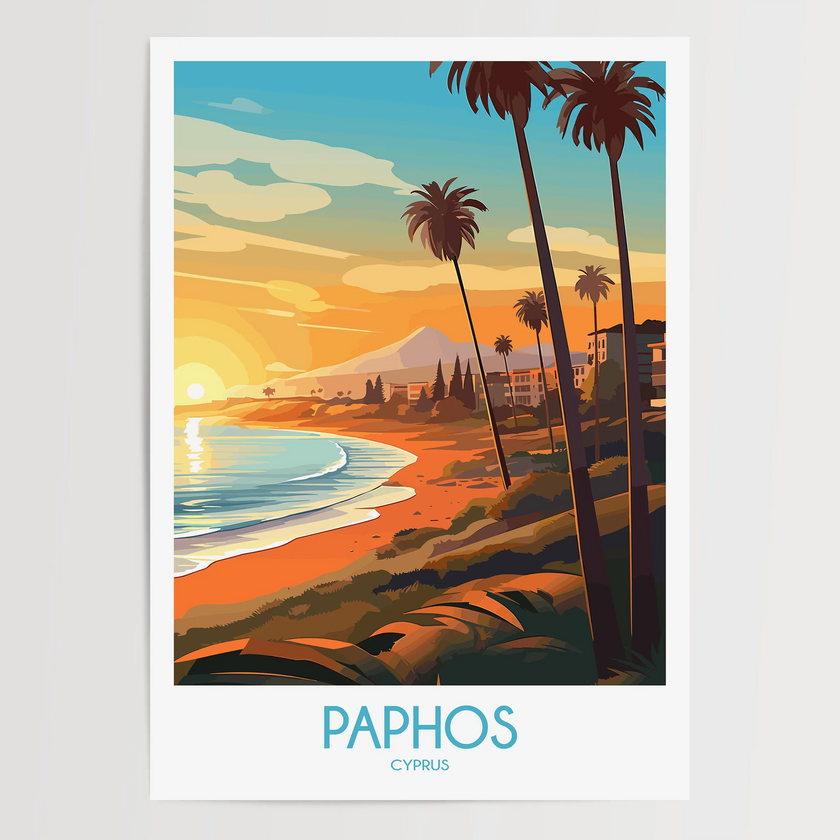 Paphos Travel Memory Gift