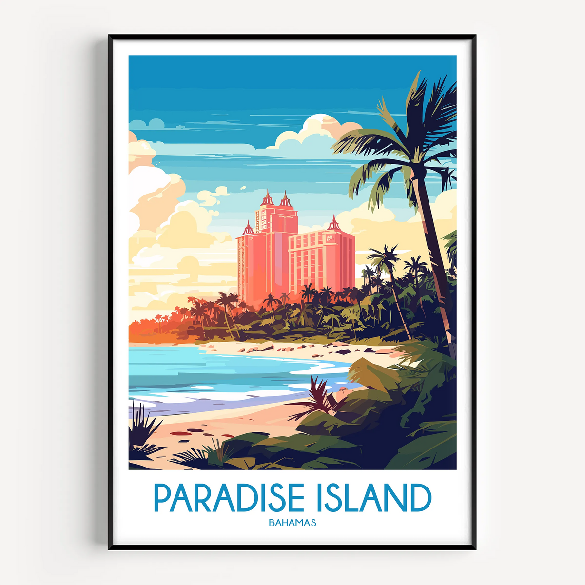 Paradise Island Home Office Decor