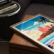 Paradise Island Retro Travel Illustration