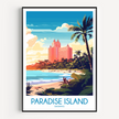 Paradise Island Scenic Landscape Art