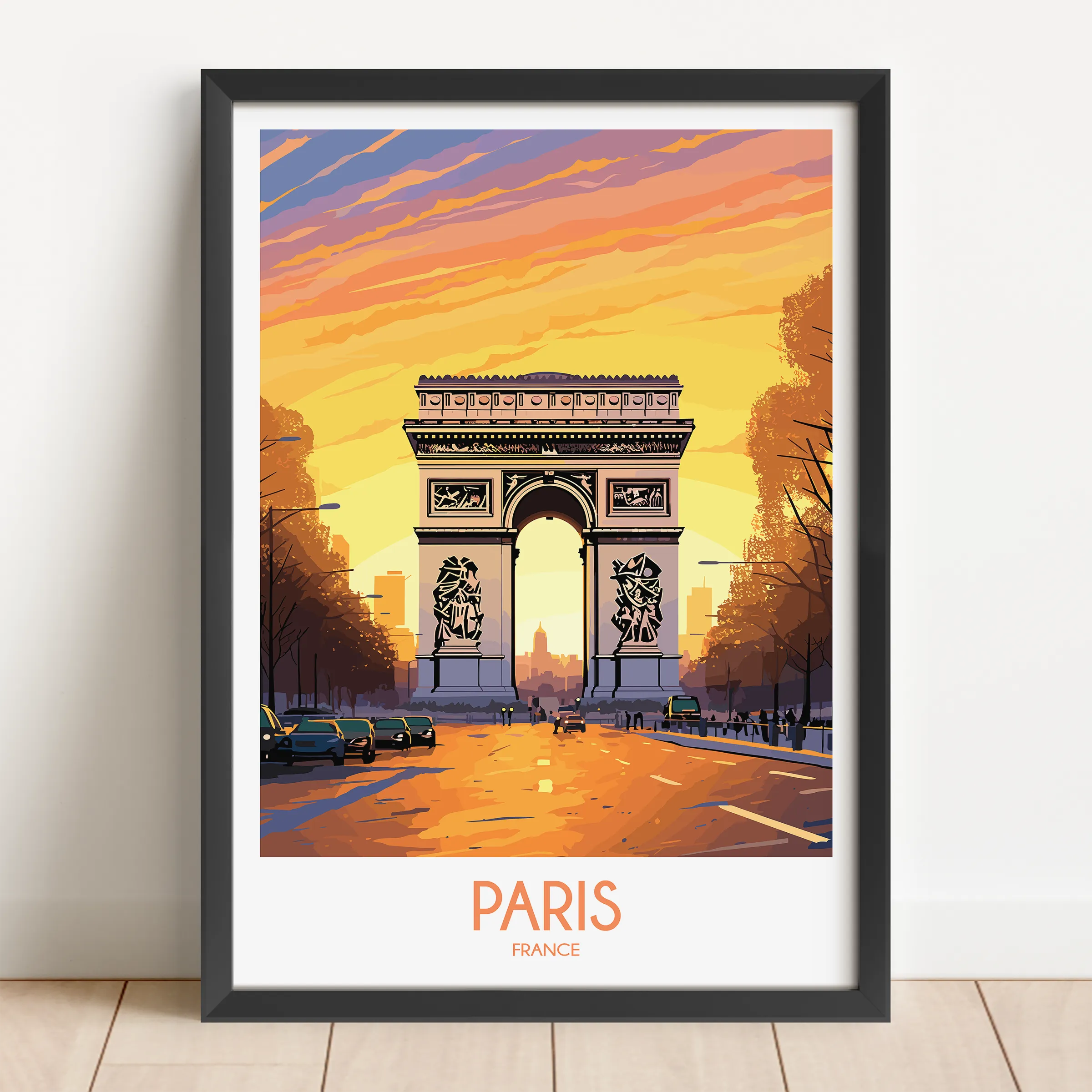 Paris Minimalist Wall Art