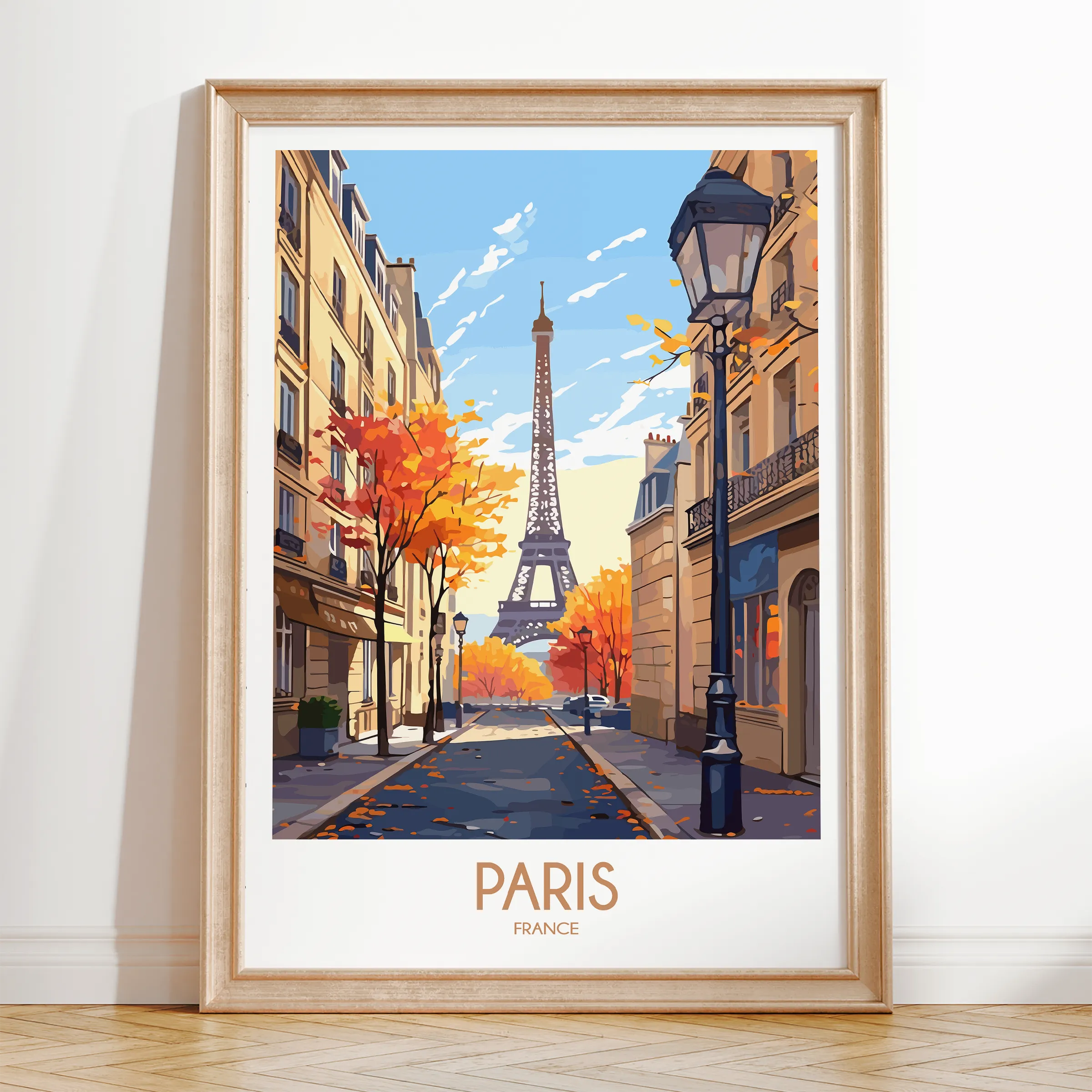 Paris Modern Travel Poster