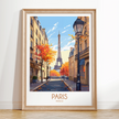 Paris Modern Travel Poster
