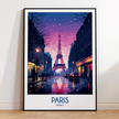 Paris Modern Travel Poster