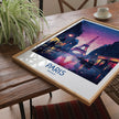 Paris Retro Travel Illustration