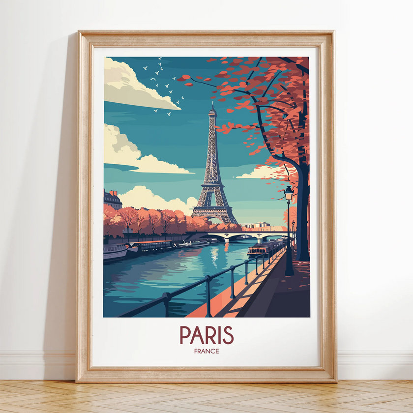 Paris Scenic Landscape Art