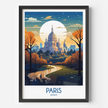 Paris Scenic Landscape Art