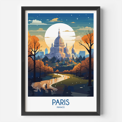 Paris Scenic Landscape Art