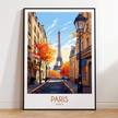 Paris Scenic Landscape Art