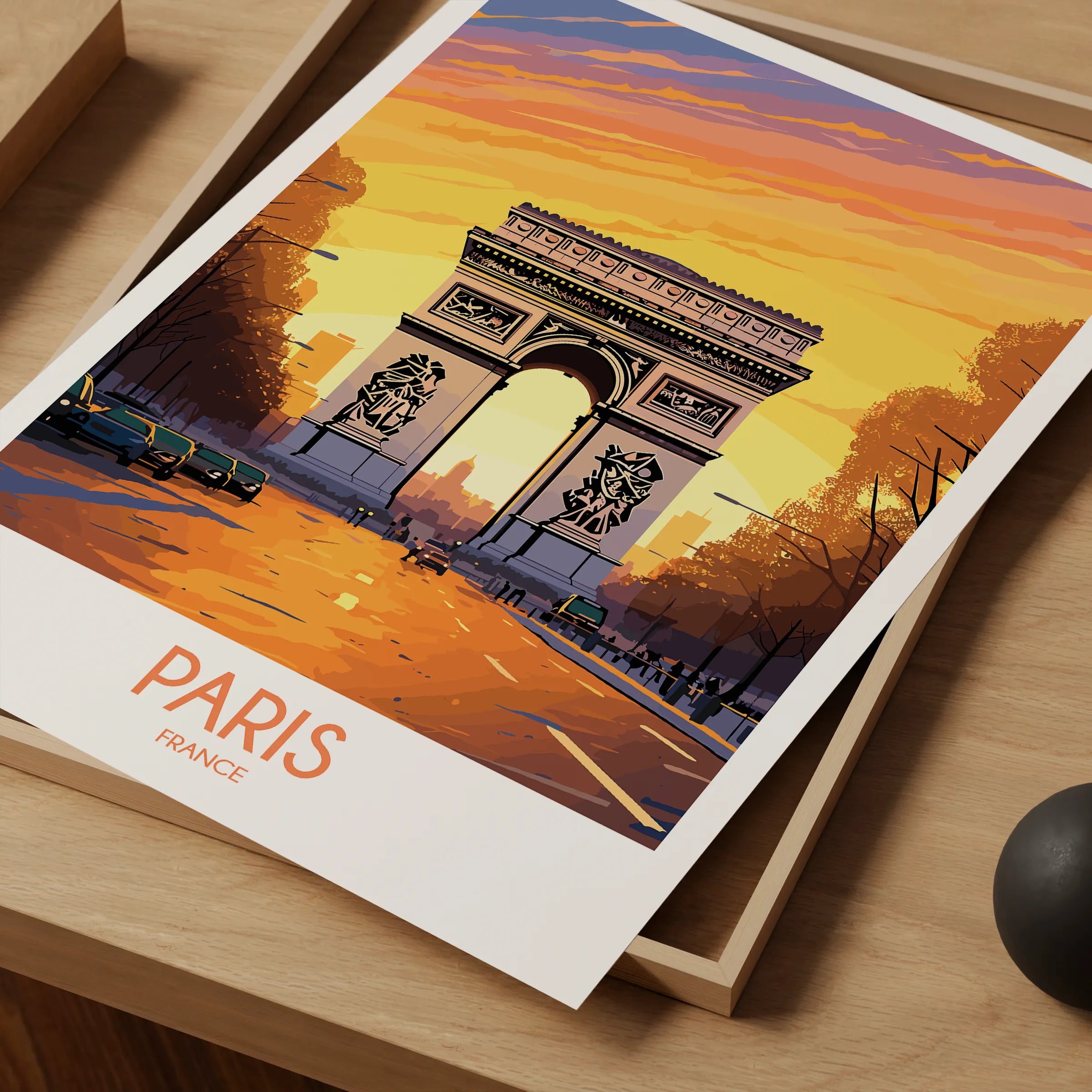 Paris Souvenir Poster Print