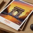 Paris Souvenir Poster Print