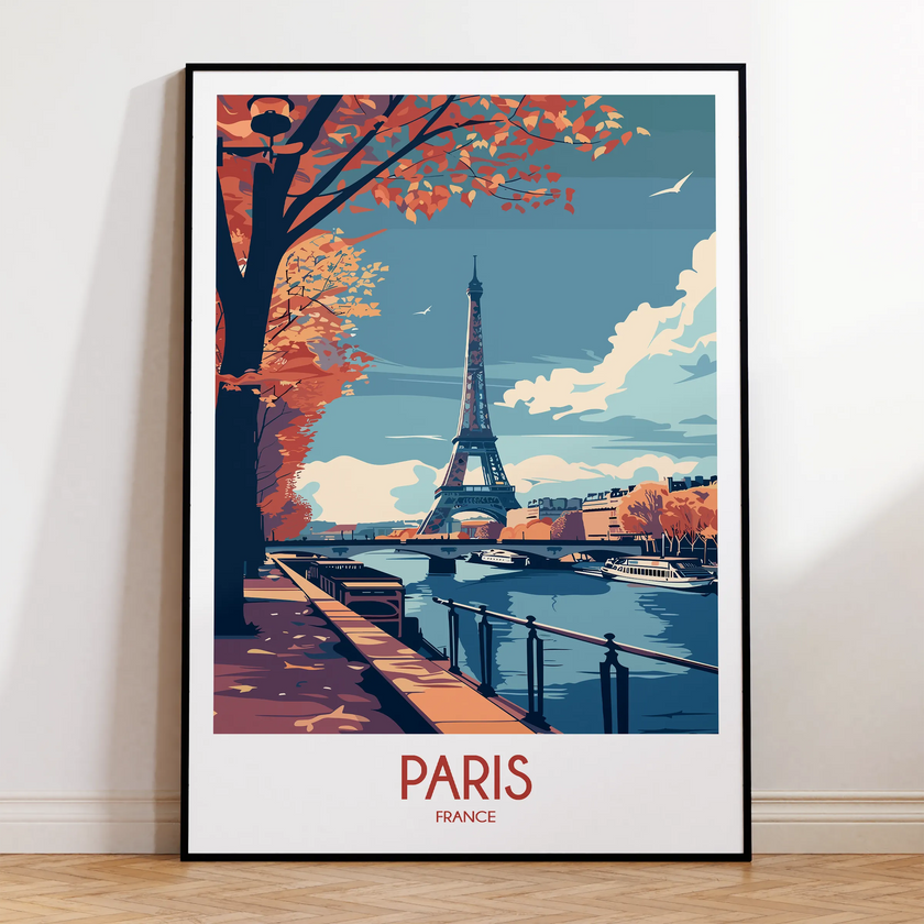 Paris Souvenir Poster Print